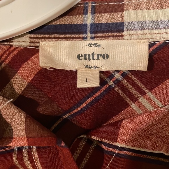 entro plaid top - Picture 2 of 2
